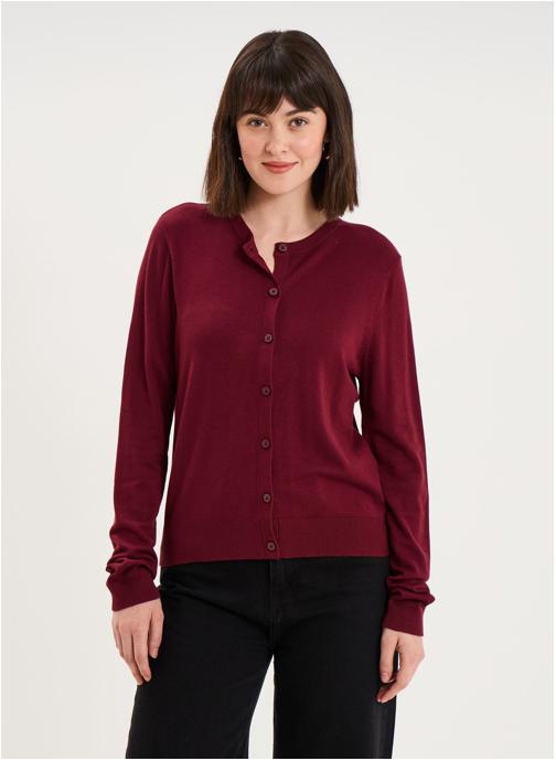 La Halle Gilets LHA3_MTITOU25 femme bordeaux