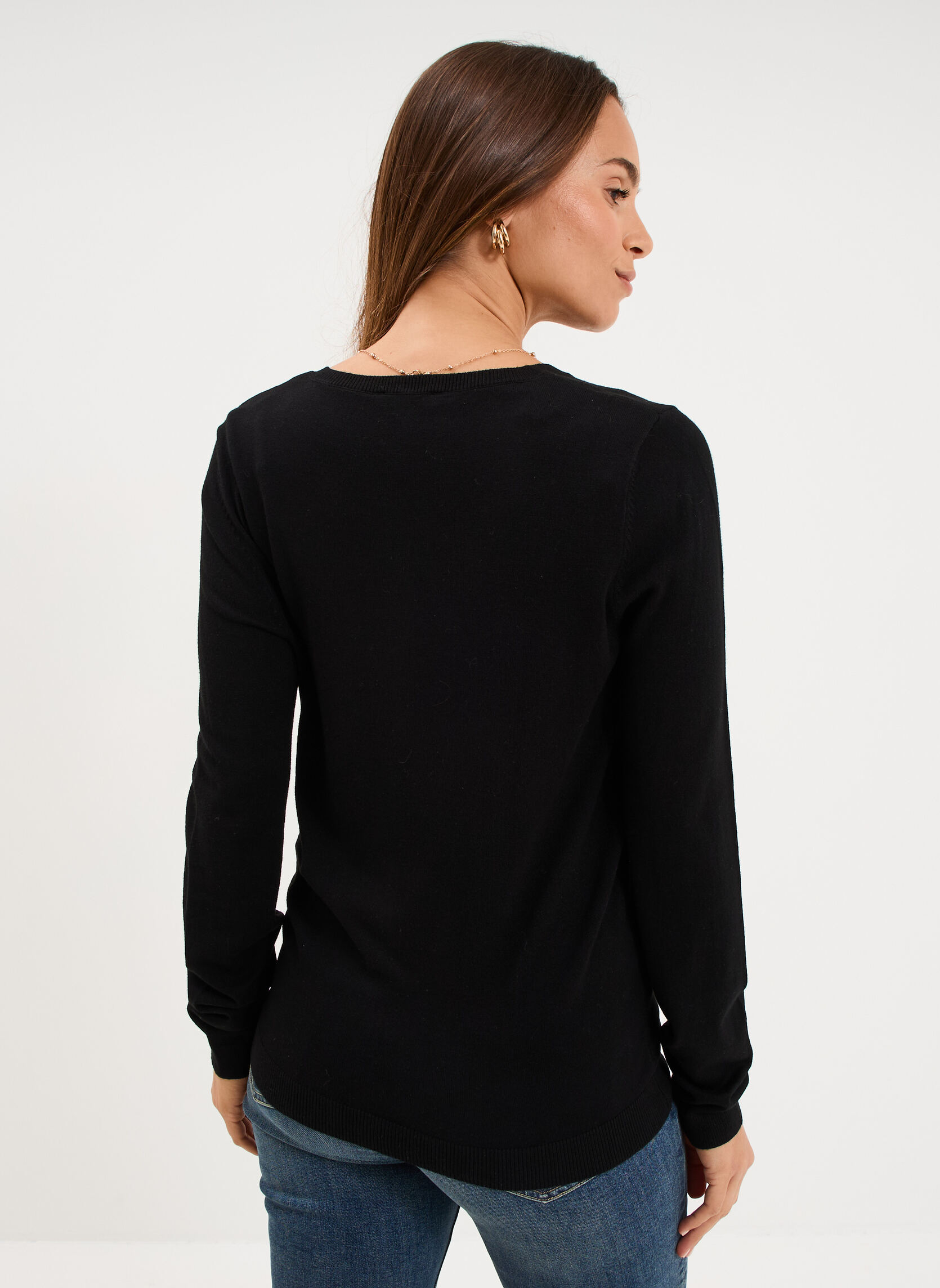 Gilets LHA3_MTITOU25 femme noir La Halle Gilets LHA3_MTITOU25 femme noir Noir