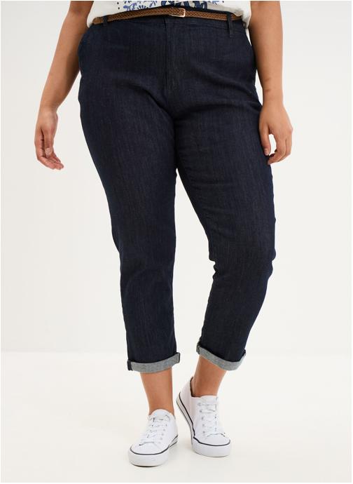 La Halle Jeans droit LHA3_DCHINETTE_GT femme bleu