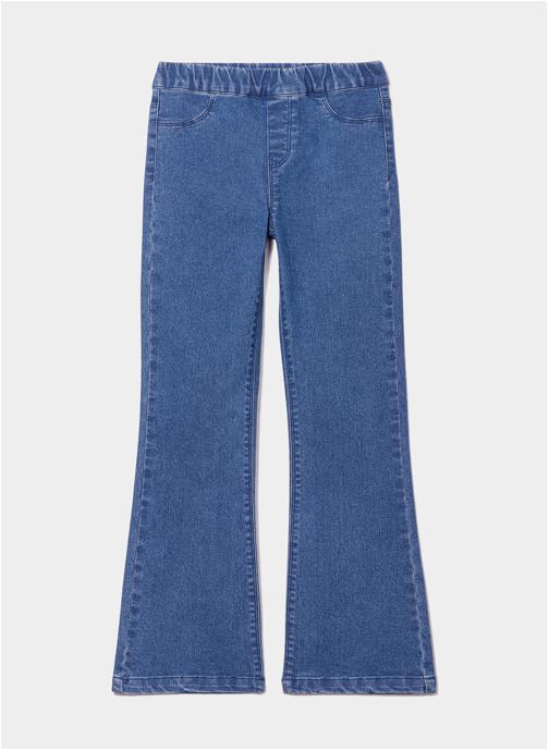 La Halle Jeans droits LH4_JEGFLARE fille bleu