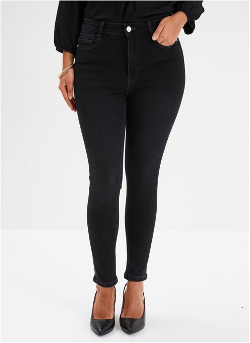 La Halle Jeans droit LHA3_DCROPTH femme noir