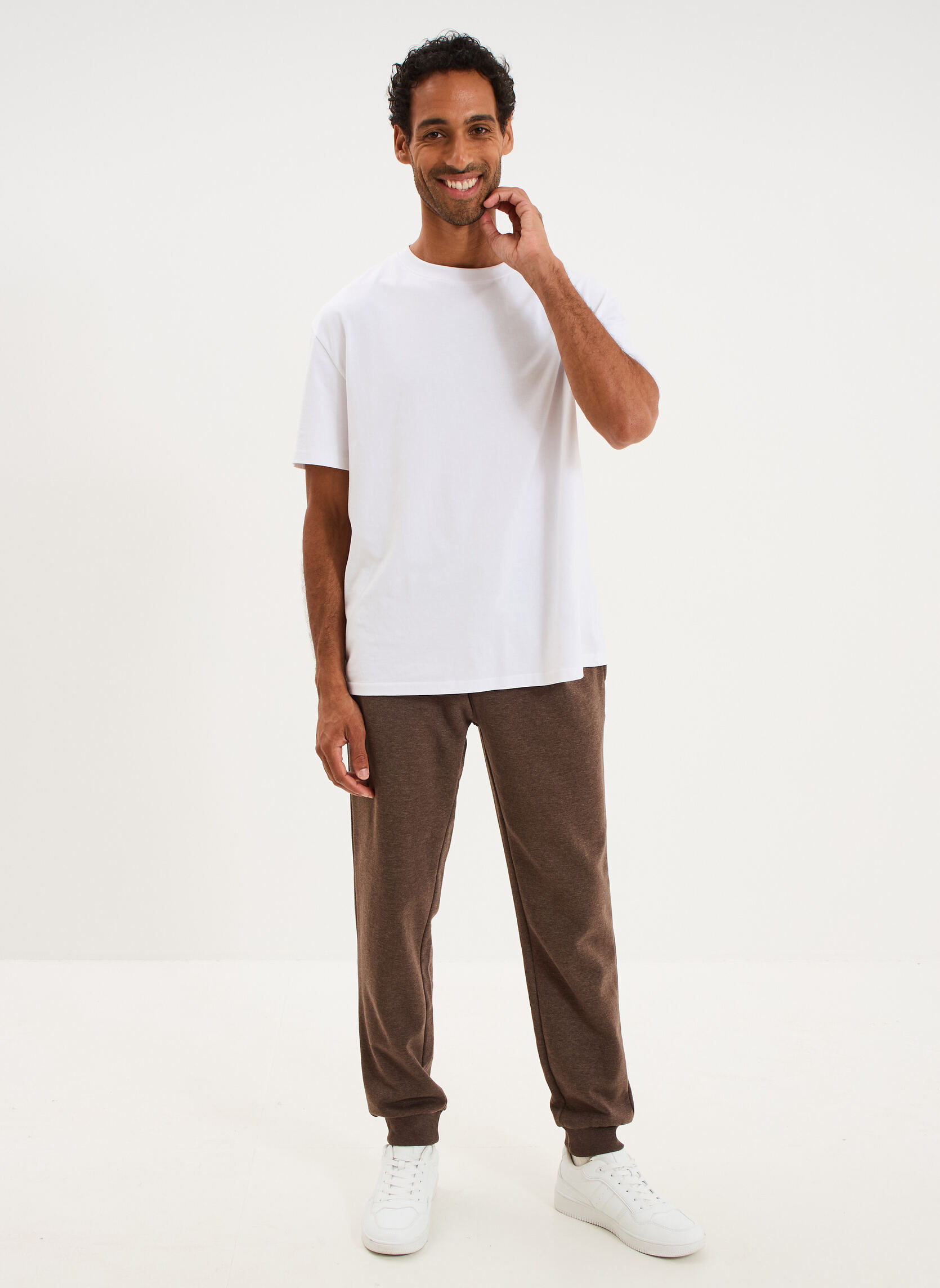 Joggings LH1TIGRO1 homme marron La Halle Joggings LH1TIGRO1 homme marron Marron