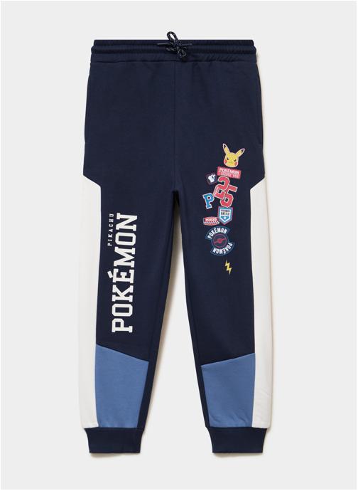 Pokemon Joggings SHL_SERGE_PANT_POKEMON garçon bleu