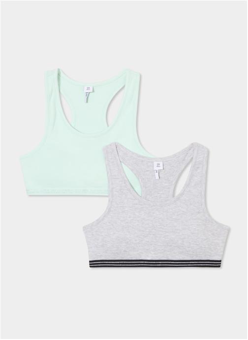 La Halle Brassières JRIBA2BRASSIERE11 fille vert