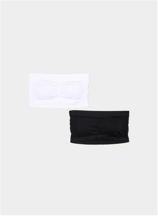 La Halle Brassières LOTDE2BRASSIERESPA1 femme noir