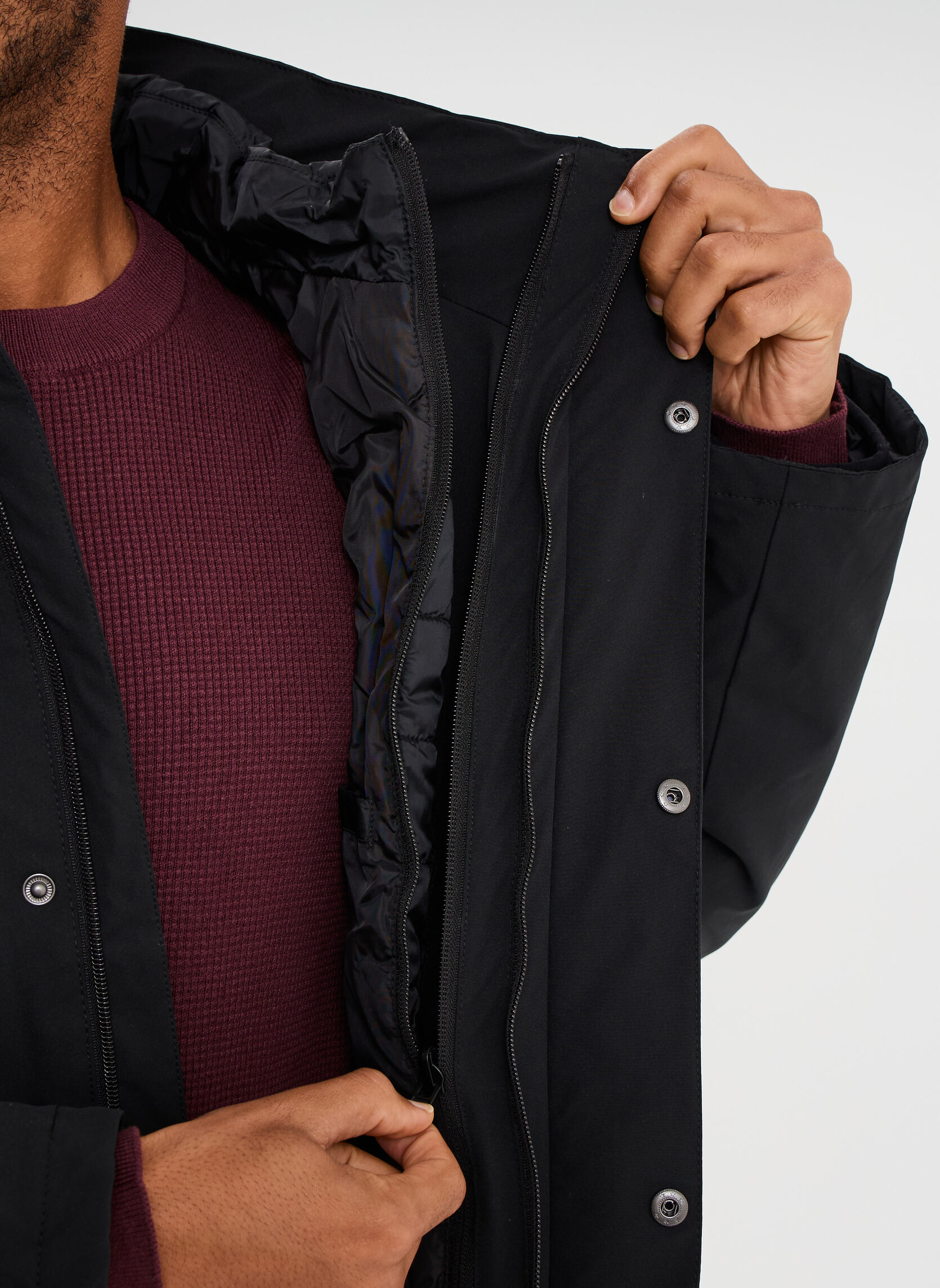Trench-coats LHC1MIKAELONG homme noir La Halle Trench-coats LHC1MIKAELONG homme noir Noir