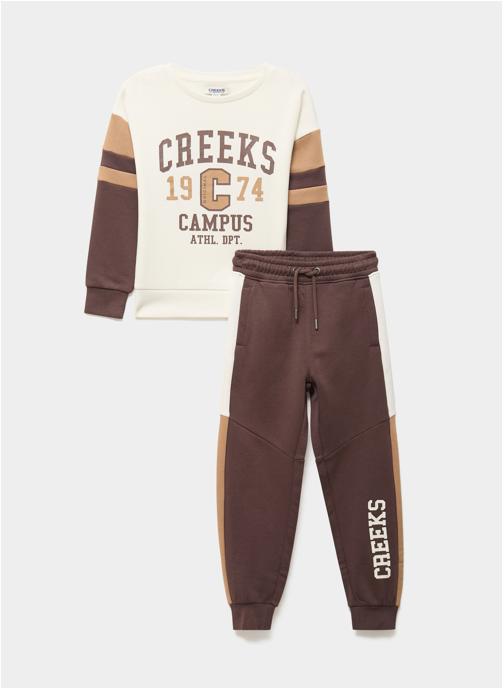 CREEKS Ensembles CRE2BUFFALO_AH26CHOCOLAT garçon marron