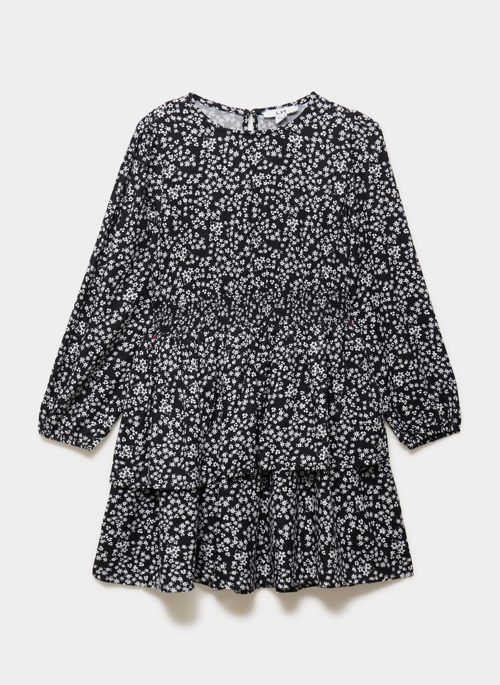 Robes LH4_REIRA_AOP fille noir La Halle Robes LH4_REIRA_AOP fille noir Noir