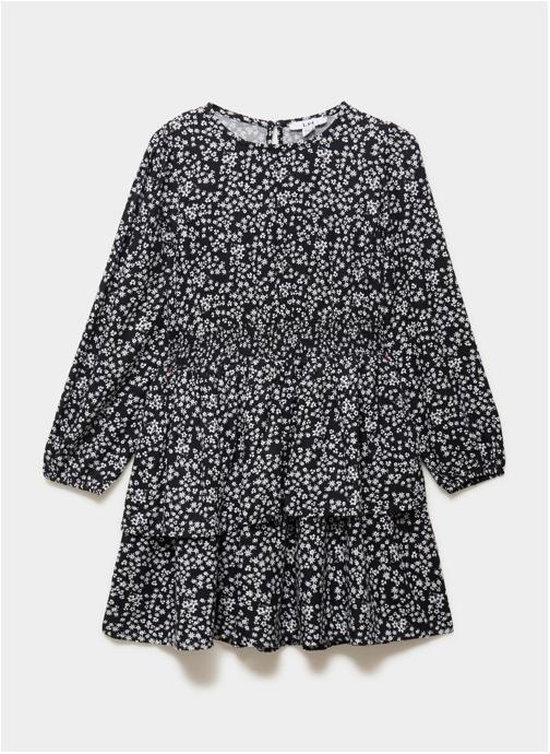 La Halle Robes LH4_REIRA_AOP fille noir