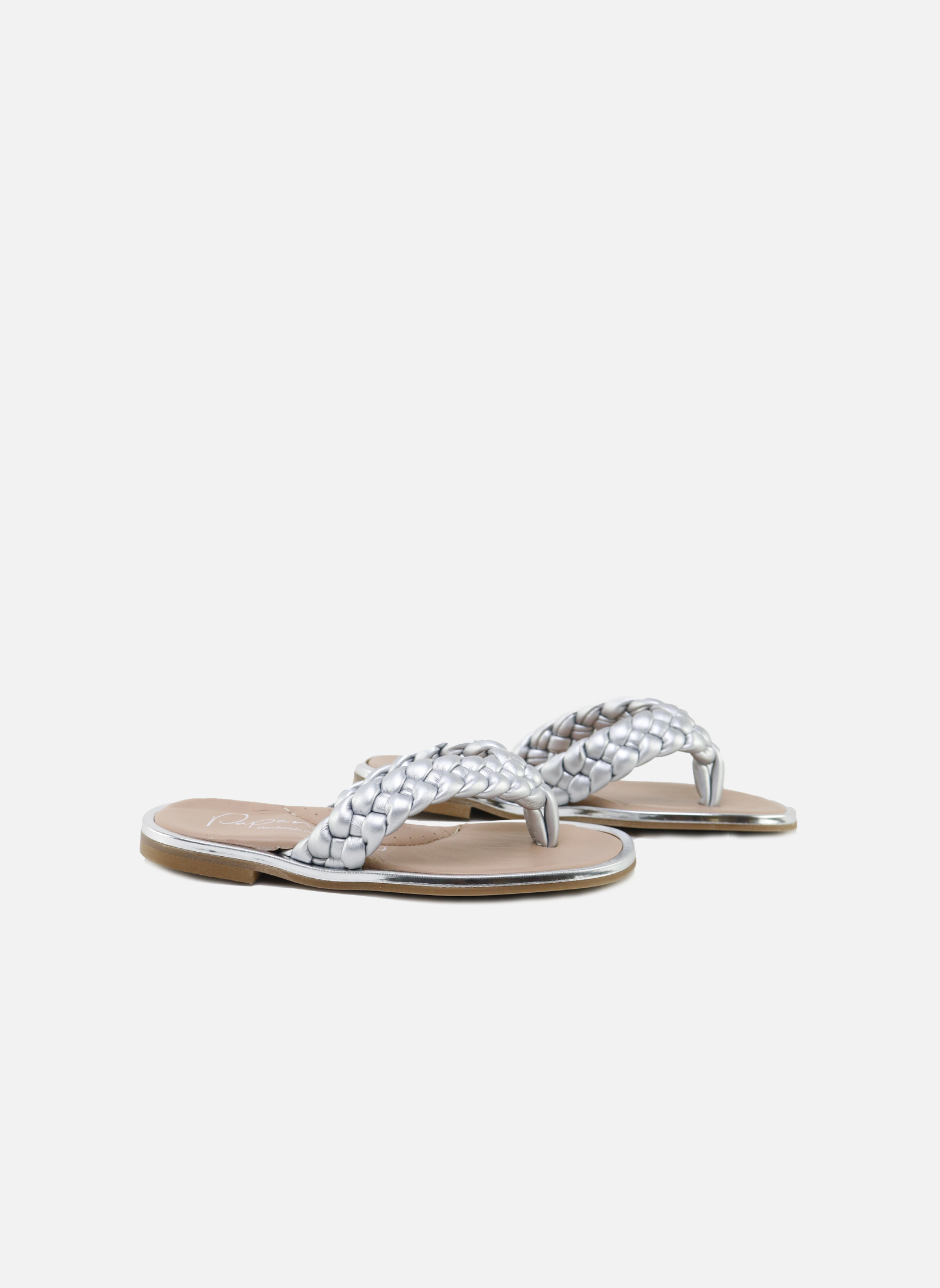 Sandales 60020AE-TRENZA-PLATA fille argent Eli 1957 Sandales 60020AE-TRENZA-PLATA fille argent Argent