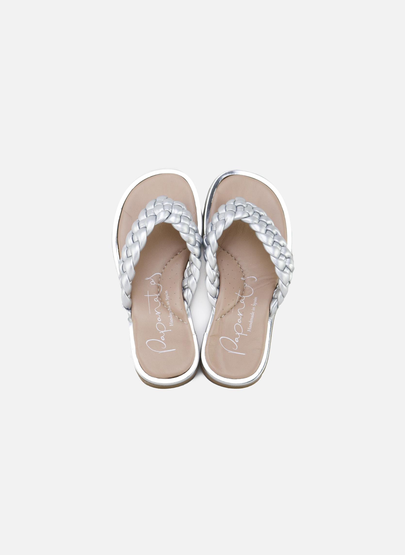 Sandales 60020AE-TRENZA-PLATA fille argent Eli 1957 Sandales 60020AE-TRENZA-PLATA fille argent Argent
