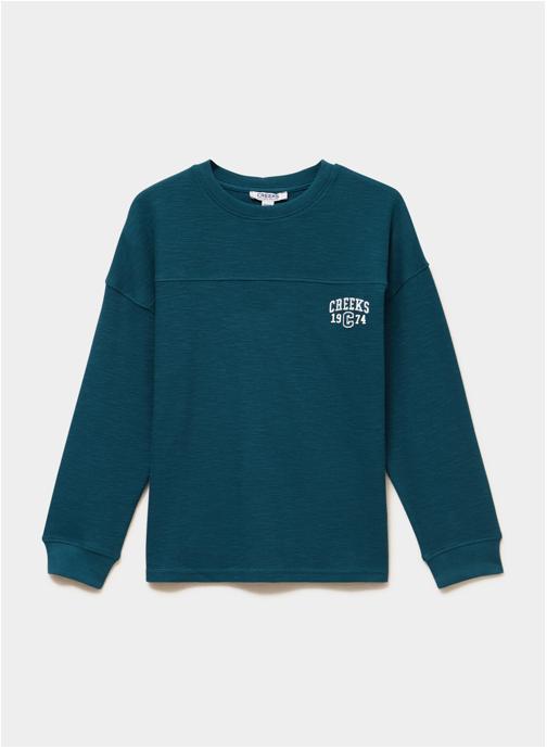 CREEKS Tee-shirts CRE2TEETEXTURE garçon bleu