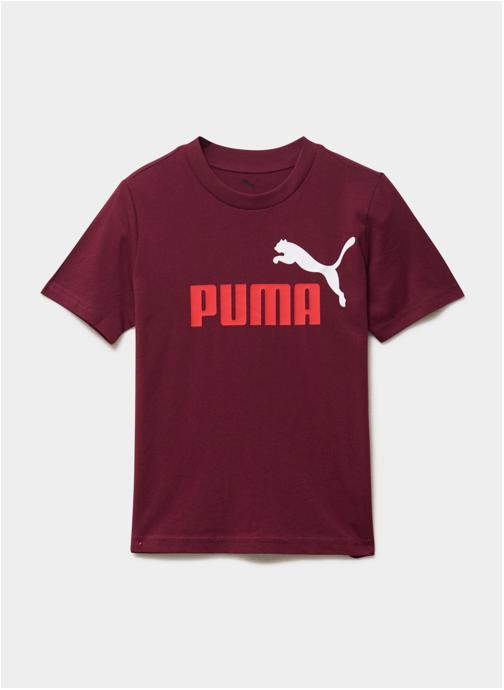 Puma Tee-shirts PUMA2_ESSLOGO_68577896 garçon bordeaux