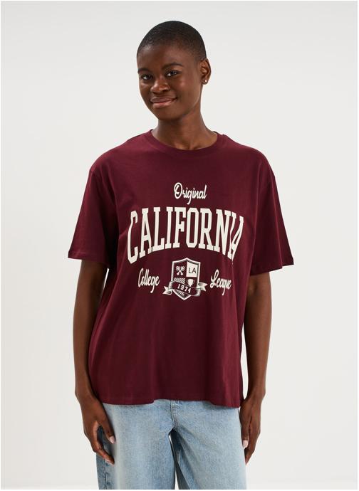 CREEKS Tee-shirts CRE3_TVARSITY26 femme violet