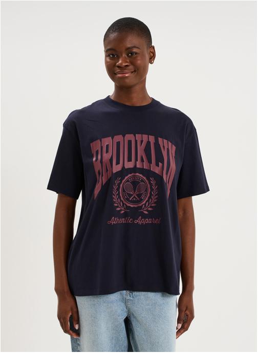 CREEKS Tee-shirts CRE3_TVARSITY26 femme bleu