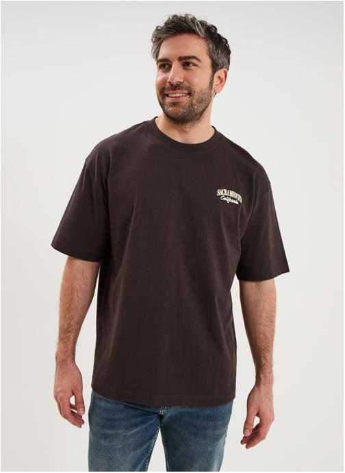 CREEKS Tee-shirts CRE1TAPENADE_AFTER homme marron