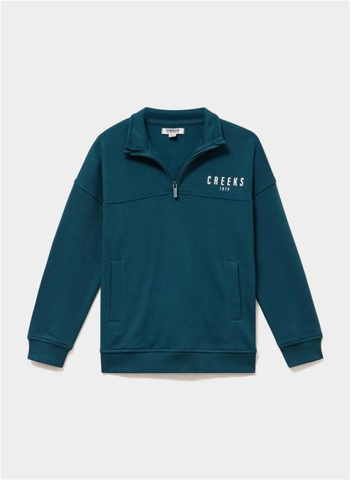 CREEKS Sweats à capuche CRE2SWEATRUCK garçon bleu
