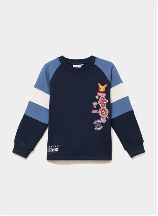 Pokemon Sweats à capuche SHL_SERAPHIN_POKEMON garçon bleu