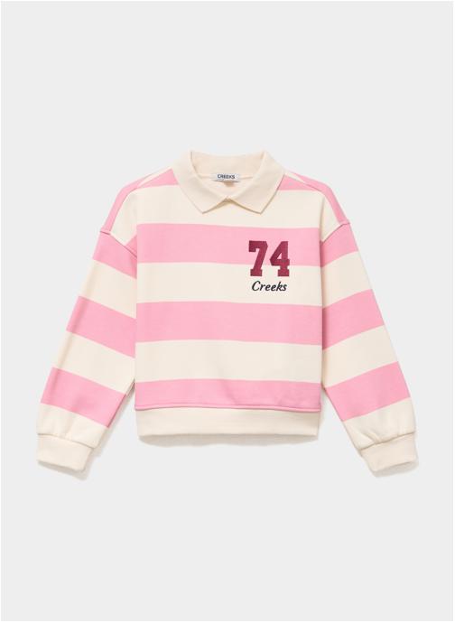 CREEKS Sweats à capuche CRE4_SMYTH_RAYE fille rose