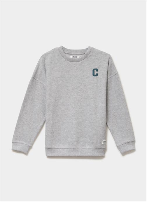CREEKS Sweats à capuche CRE2SUFFOLK garçon gris