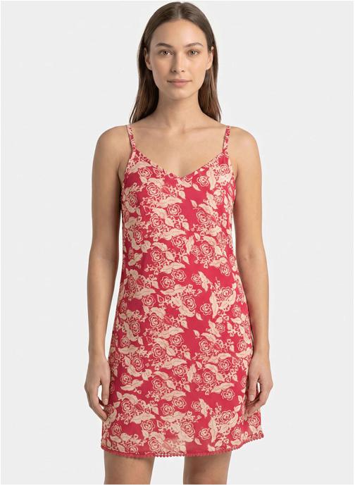 La Fiancée Robes Robe voile de coton bio fines bretelles IONA femme rose