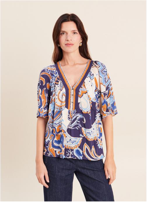 Bréal Blouses CEDIGO femme bleu