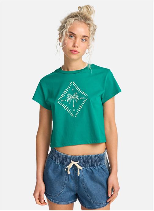 Billabong Tee-shirts Check Me In femme vert