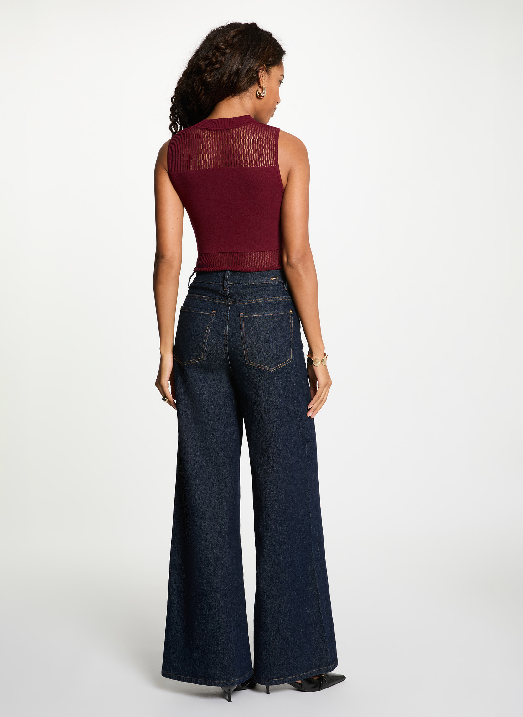 Tops 252-MJULIE femme bordeaux Morgan Tops 252-MJULIE femme bordeaux Bordeaux