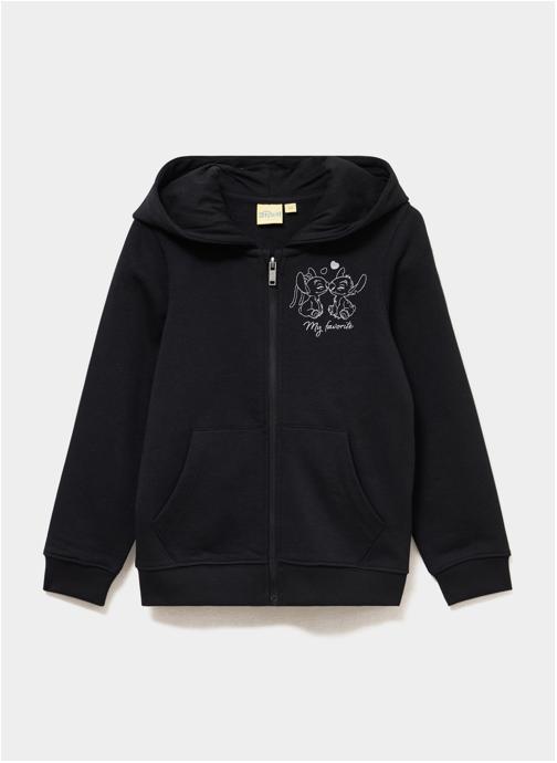 Stitch Sweats à capuche SUN_PAULA_STITCH fille noir