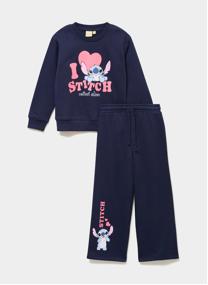 Ensembles SUN_ALIZEE_STITCH fille bleu