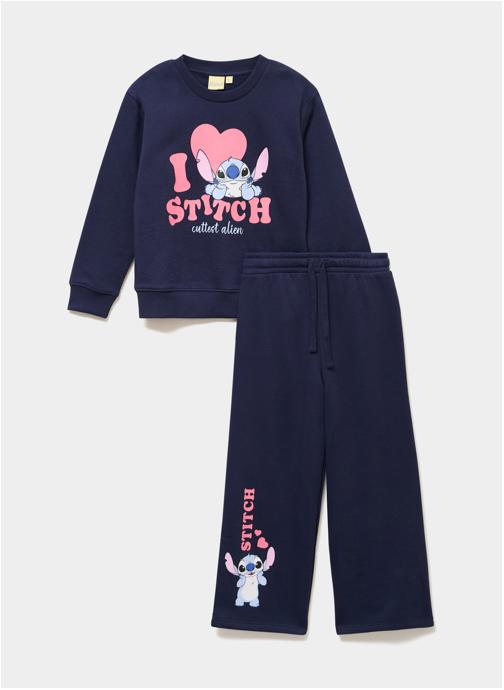 Stitch Ensembles SUN_ALIZEE_STITCH fille bleu