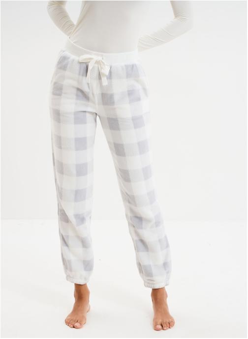 La Halle Ensembles de pyjamas CAJOLEPANTALON1 femme blanc