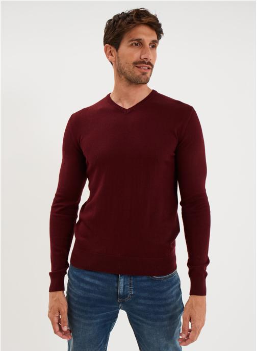 La Halle Pulls LH1VBASIC4 homme violet