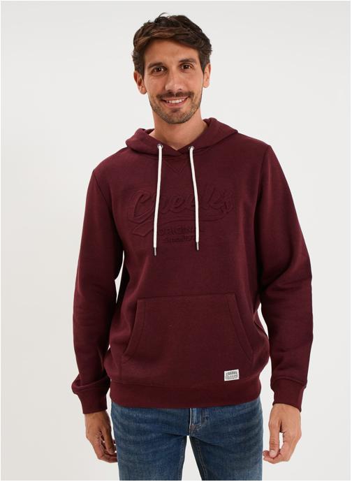 CREEKS Sweats à capuche CRE1SIMON_PORTROYAL homme violet