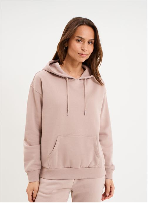 La Halle Sweats à capuche LHA3 KANGOUROU femme marron