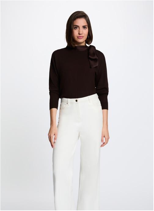Morgan Pulls 262-MENTON femme marron