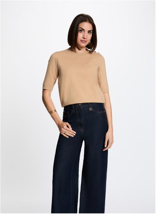 Morgan Pulls 262-MPIKO femme beige