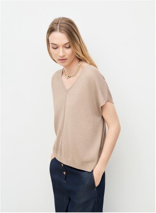 Caroll Pulls 262K-MRACHEL femme marron