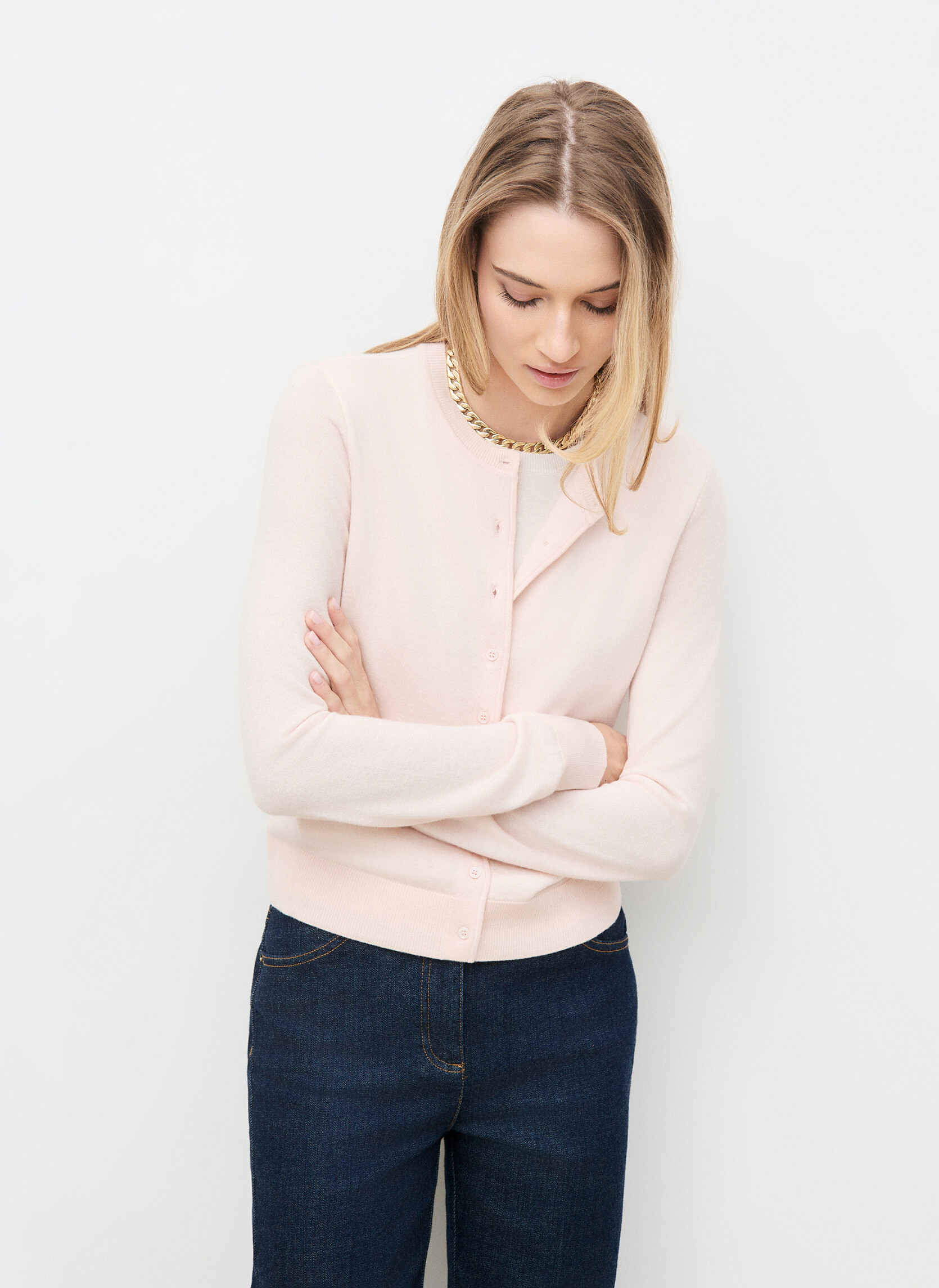 Pulls 262K-MADELINA femme rose Caroll Pulls 262K-MADELINA femme rose Rose clair