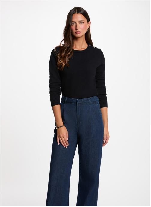 Morgan Pulls 262-MKISSO femme bleu