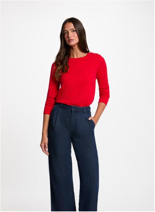 Morgan Pulls 262-MKISSO femme rouge