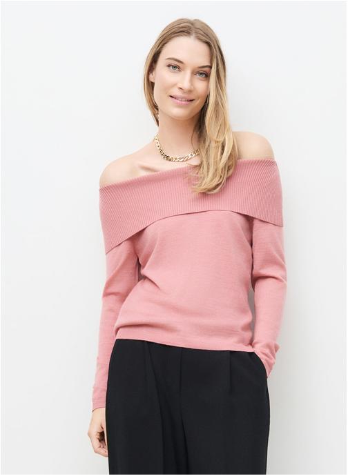 Caroll Pulls 262K-MARGE femme rose