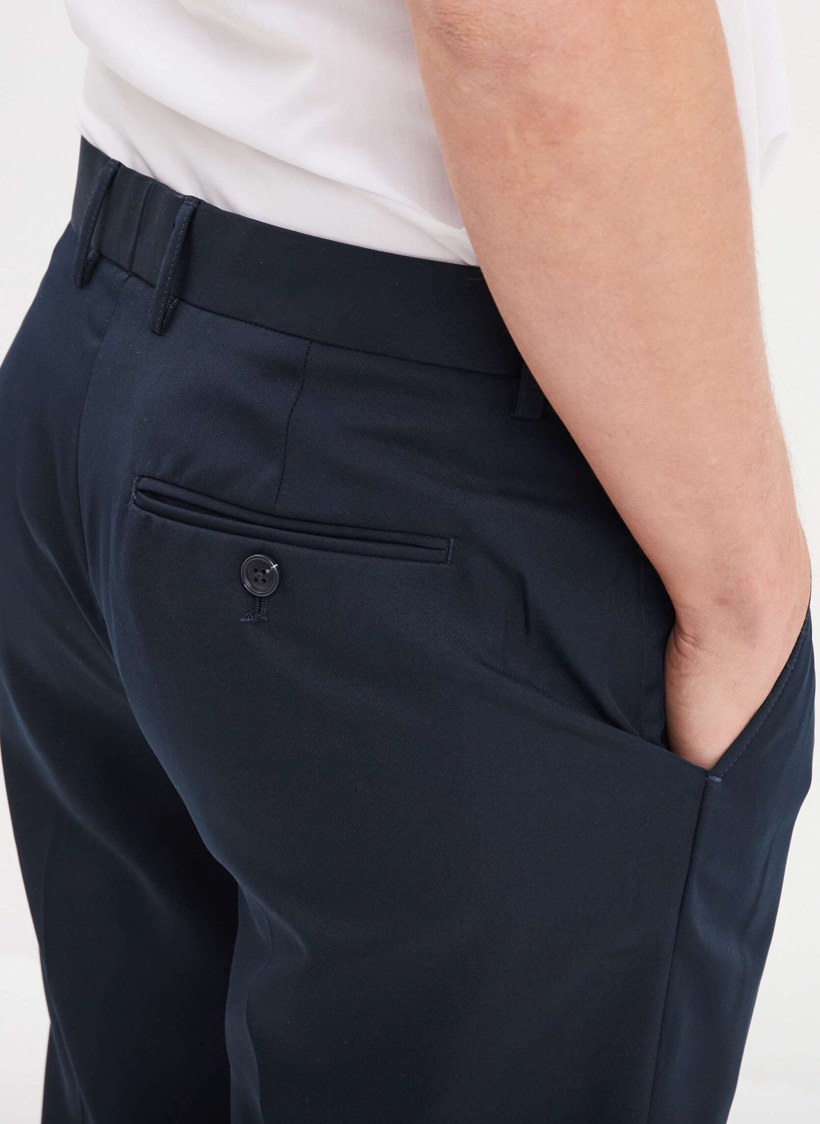 Pantalons de costume LH1BASICPANT1 homme bleu La Halle Pantalons de costume LH1BASICPANT1 homme bleu Bleu marine