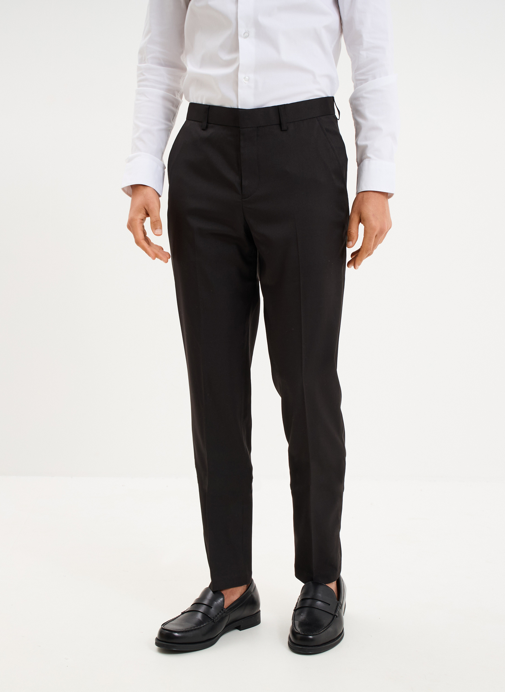 Pantalons de costume LH1BASICPANT1 homme noir La Halle Pantalons de costume LH1BASICPANT1 homme noir Noir
