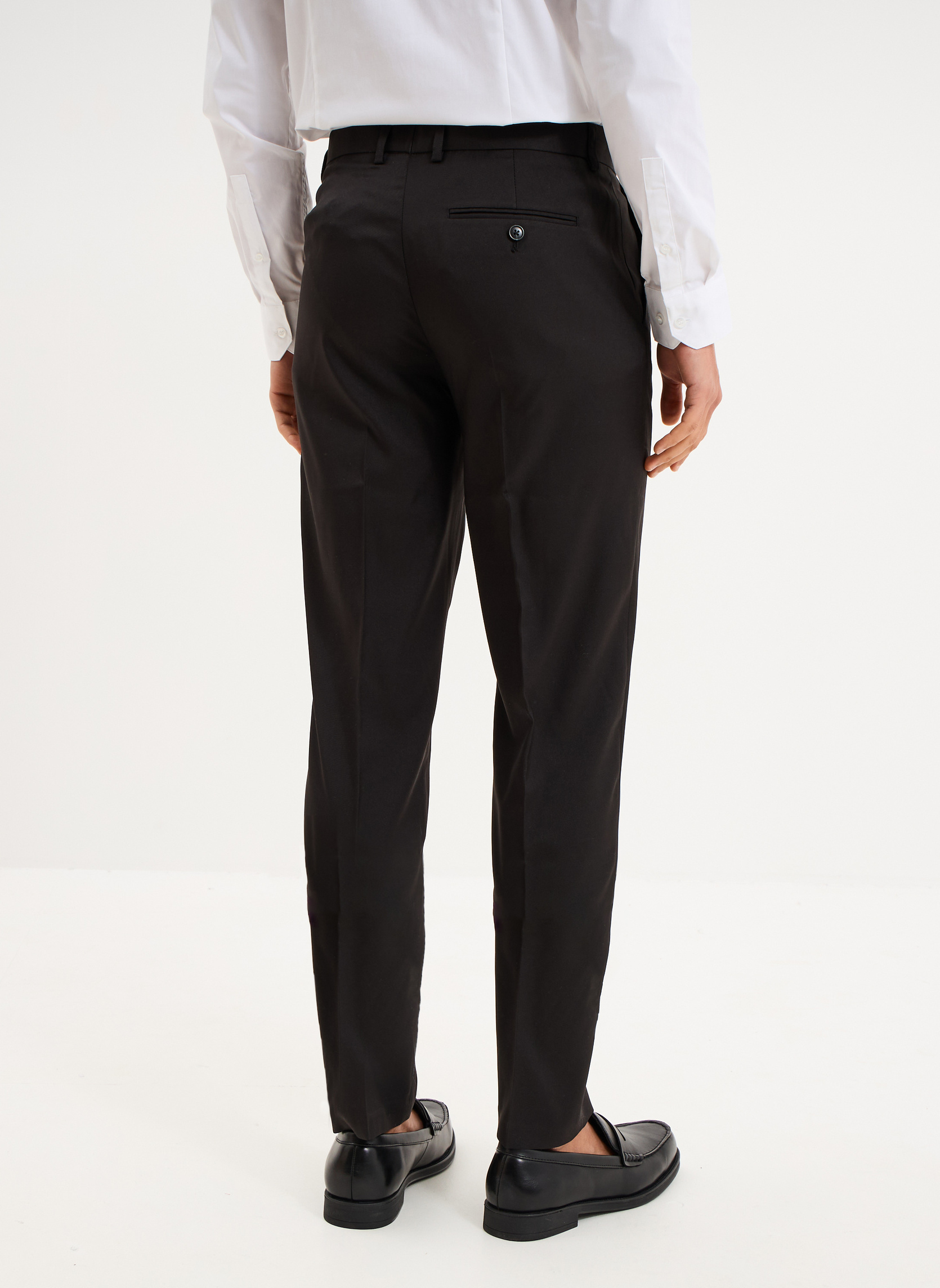 Pantalons de costume LH1BASICPANT1 homme noir La Halle Pantalons de costume LH1BASICPANT1 homme noir Noir