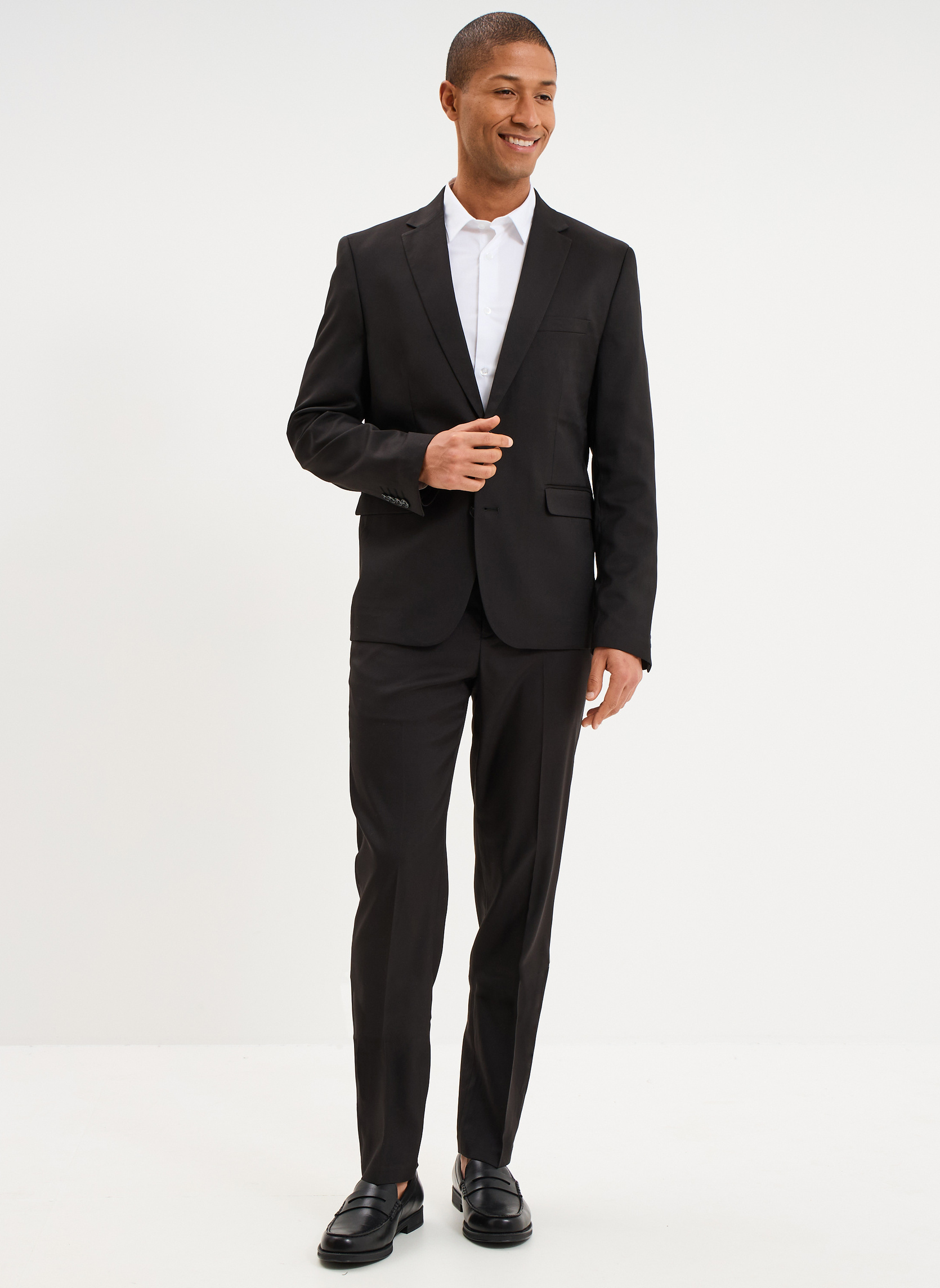 Pantalons de costume LH1BASICPANT1 homme noir La Halle Pantalons de costume LH1BASICPANT1 homme noir Noir