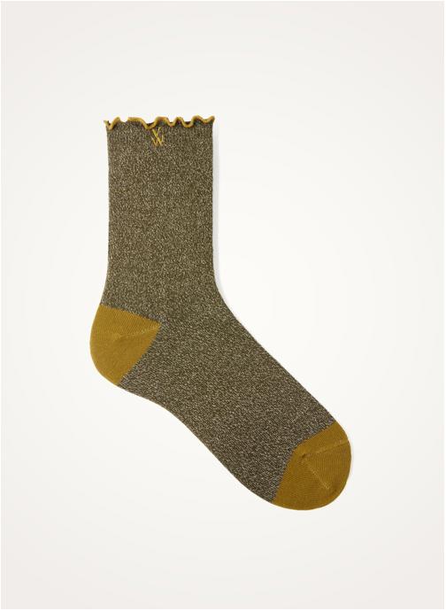 Vanessa Wu Chaussettes NARA femme vert