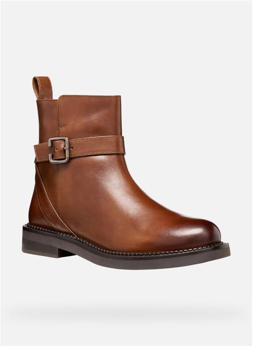 Geox Bottines basses D SERILDA femme marron