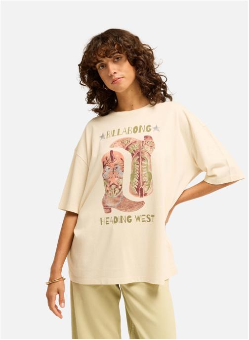 Billabong Tee-shirts Ready To Roam femme blanc