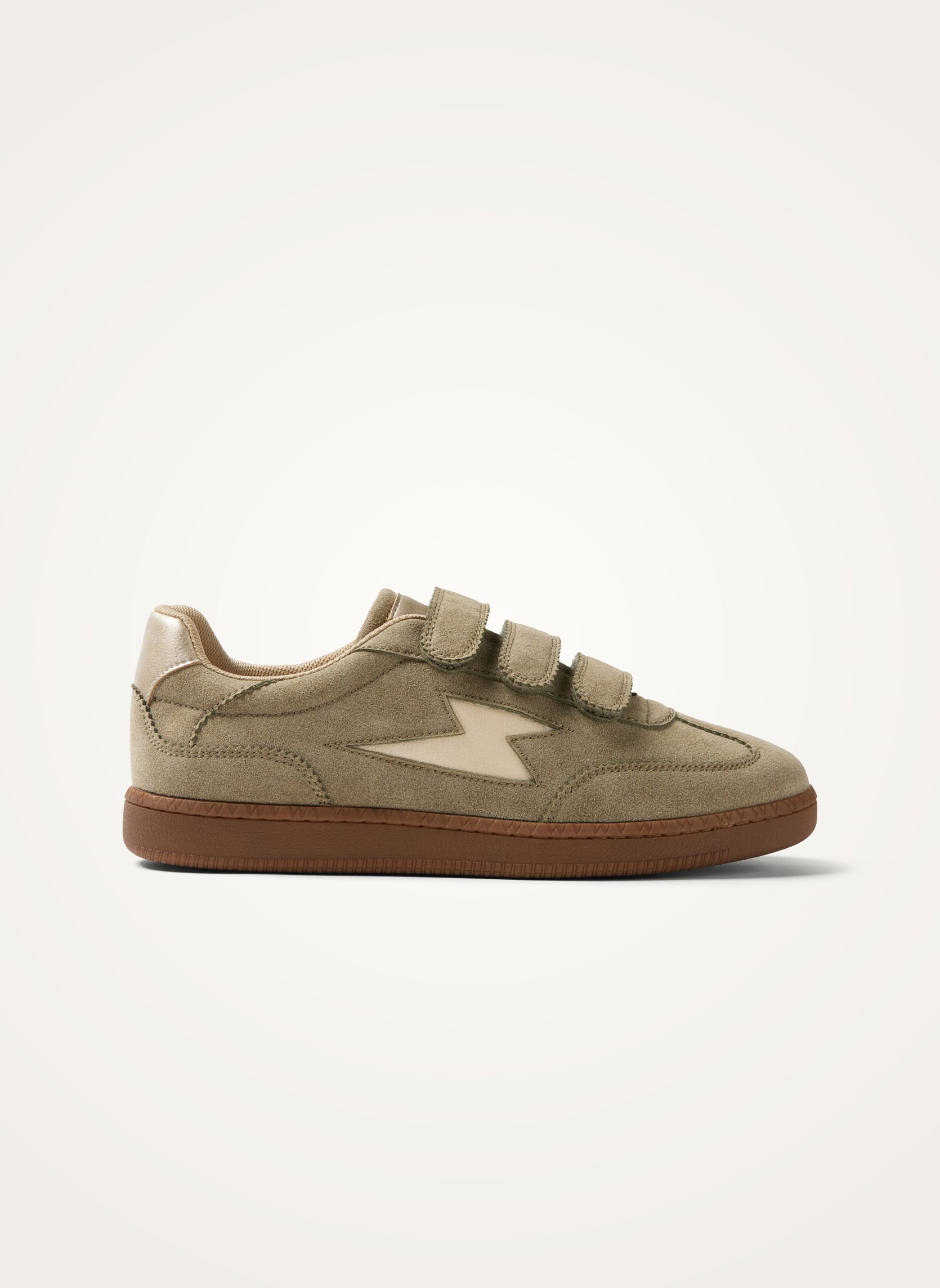 Baskets basses AURA Emblem femme vert Vanessa Wu Baskets basses AURA Emblem femme vert Kaki